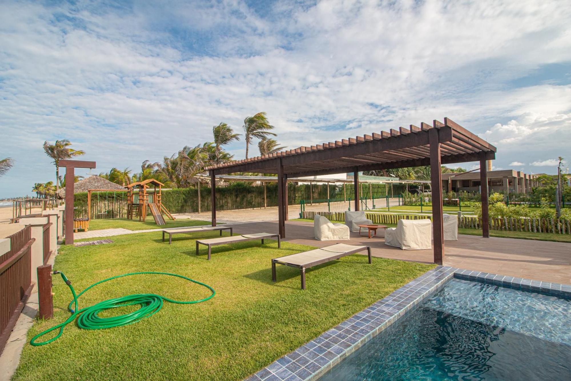 Casa Alto Padrao Beira Mar Ao Lado Do Zorah Beach Trairi - Flecheiras Флешейрас Экстерьер фото